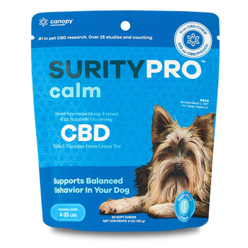 SurityPRO - CBD Pet Treats - Calm Soft Chews - 11mg - Small Breeds