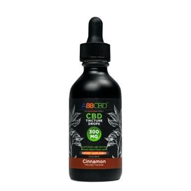 A88 CBD - CBD Tincture - Broad Spectrum Cinnamon - 300mg