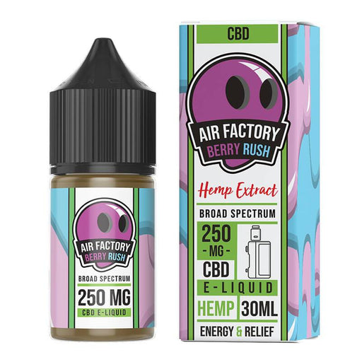 Air Factory CBD - CBD Vape Juice - Berry Rush - 250mg