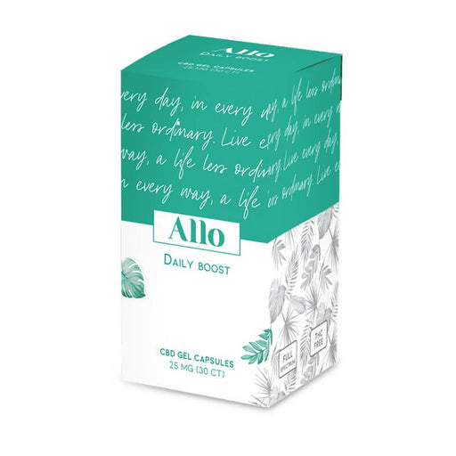 ALLO CBD - CBD Soft Gel - Daily Boost Capsule - 25mg