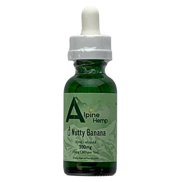 Alpine Hemp - CBD Vape - Nutty Banana - 100mg-300mg