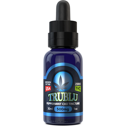 Blue Moon Hemp - CBD Tincture - Tru Blu Peppermint - 500mg