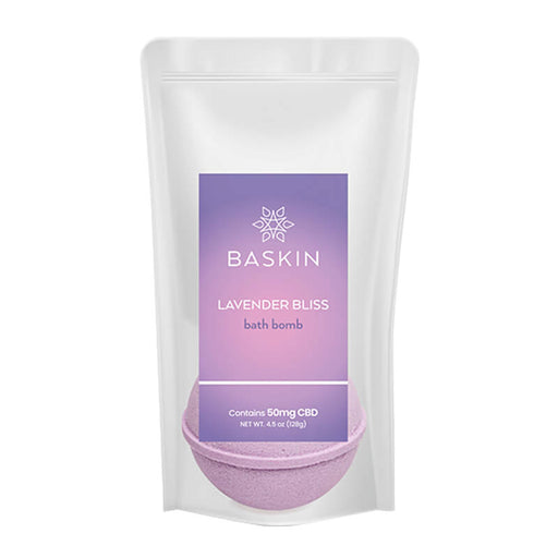 Baskin CBD - CBD Bath - Lavender Bliss Bath Bomb - 50mg