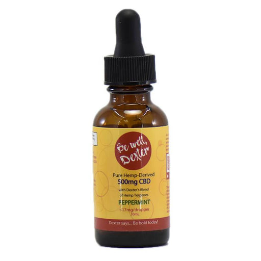 Be Well Dexter - CBD Tincture - Isolate Peppermint - 500mg
