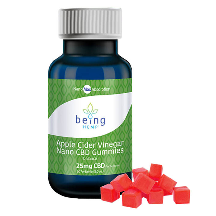 being HEMP - CBD Edible - Balance Apple Cider Vinegar Gummies - 25mg