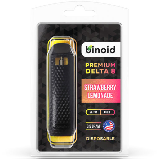 Binoid - Delta 8 Disposable - Vape Device - Strawberry Lemonade