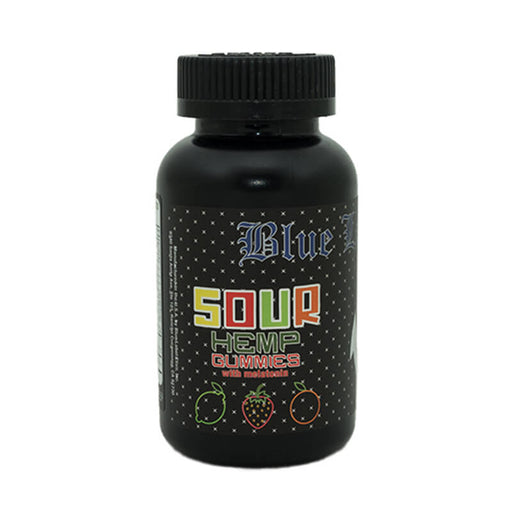 Blue Label CBD - CBD Edible - Sour Hemp Gummies with Melatonin - 600mg