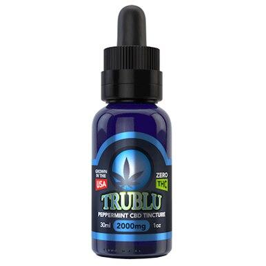 Blue Moon Hemp - CBD Tincture - Tru Blu Peppermint - 2000mg