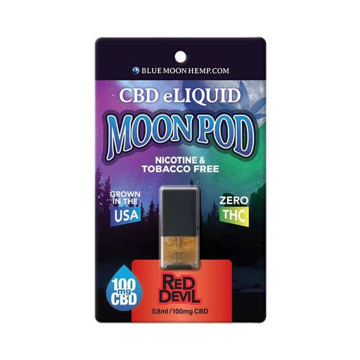 Blue Moon Hemp - CBD Pod - Red Devil Mood Pod - 100mg