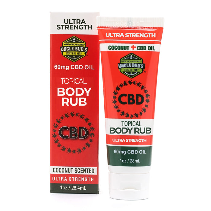 Uncle Bud’s Hemp - CBD Topical - CBD Topical Body Rub - 60mg