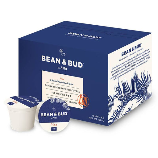 Bean & Bud - CBD Coffee - Rise Single Serve Pods - 30mg