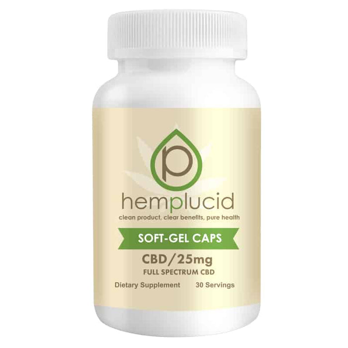 Hemplucid - CBD Soft Gel Caps - 15mg-75mg