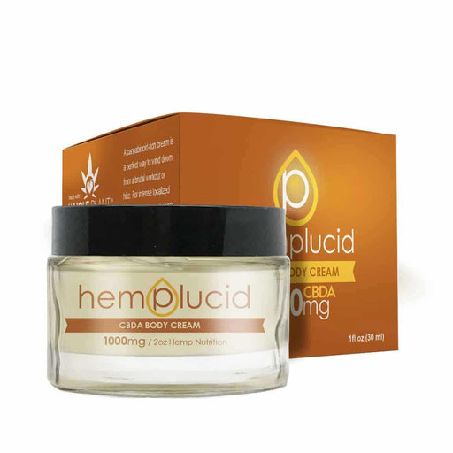 Hemplucid - CBD Topical - CBDA Body Cream - 1000mg