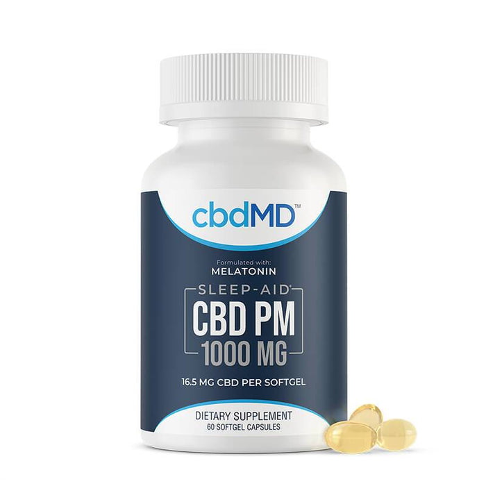 cbdMD - CBD Softgels - PM Softgel Capsules - 16.5mg