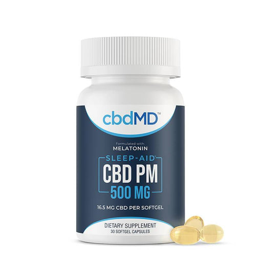 cbdMD - CBD Softgels - PM Softgel Capsules - 16.5mg