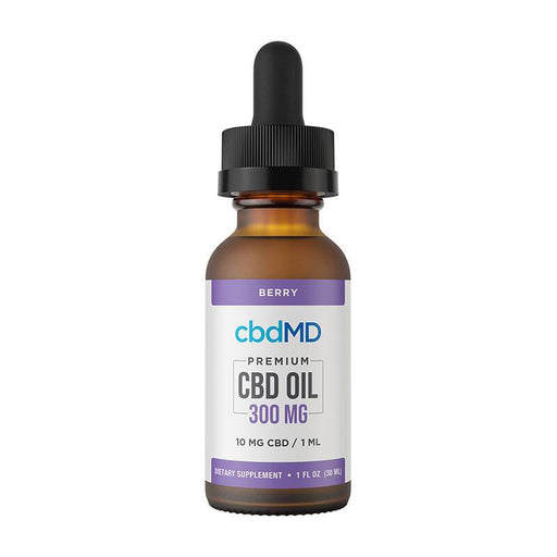 cbdMD - CBD Tincture - Broad Spectrum Berry - 300mg-7500mg