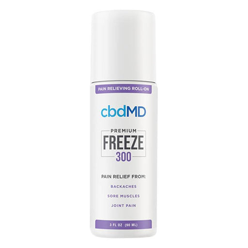 cbdMD - CBD Topical - Freeze Cold Therapy - 300mg - 3 oz Roll-On