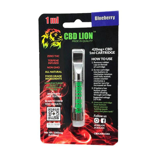 CBD Lion - CBD Cartridge - Blueberry - 420mg