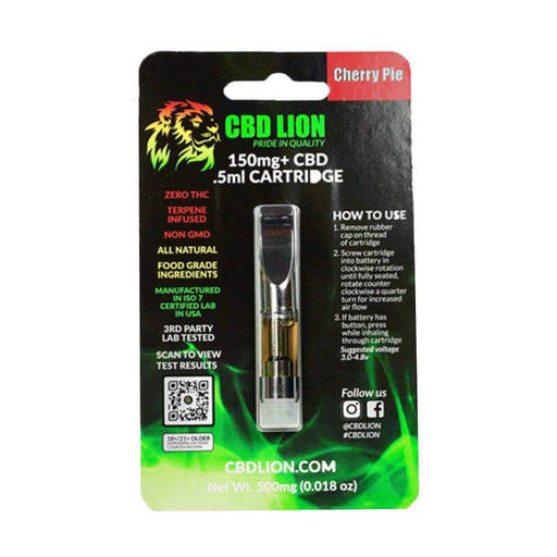 CBD Lion - CBD Cartridge - Cherry Pie - 150mg