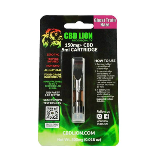 CBD Lion - CBD Cartridge - Ghost Train Haze - 150mg