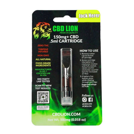 CBD Lion - CBD Cartridge - Jack Herer - 150mg