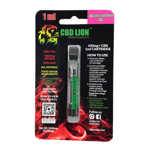 CBD Lion - CBD Cartridge - Watermelon OG - 420mg