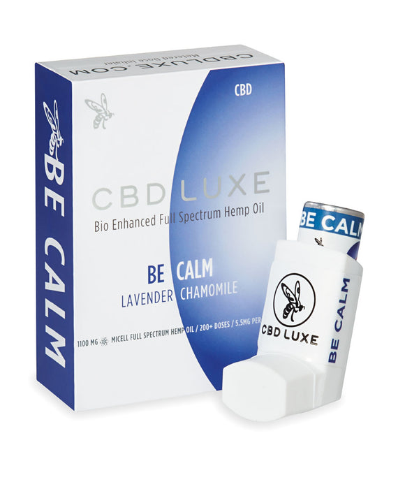 CBD Luxe - CBD Inhaler - BE CALM - Lavender Chamomile Inhaler - 11000mg - Box