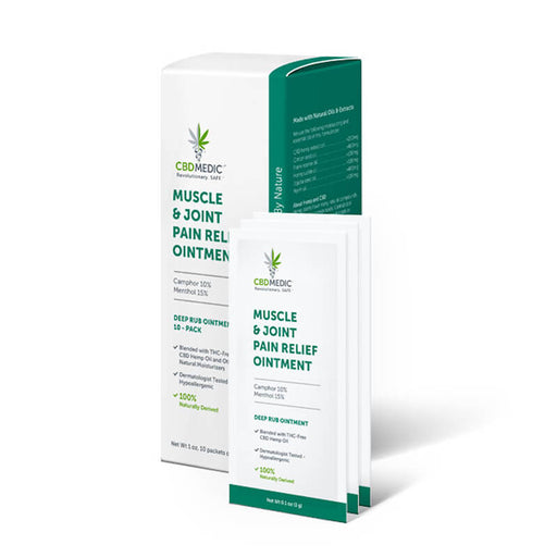 CBDMEDIC - CBD Topical - Muscle & Joint Pain Relief Ointment (10 Pack)
