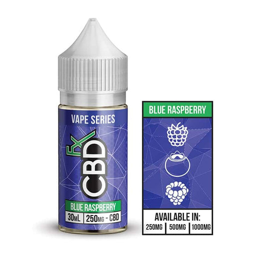 CBDfx - CBD Vape Juice - Blue Raspberry - 250mg-1000mg