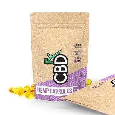 CBDfx - CBD Gel Capsules - 8 Count Pouch - 25mg - 2