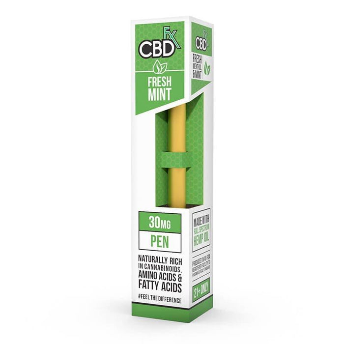 CBDfx - CBD Vape Pen - Fresh Mint - 30mg | CBDdatabase.com CBDfx - CBD Vape Pen - Fresh Mint - 30mg | CBDdatabase.com