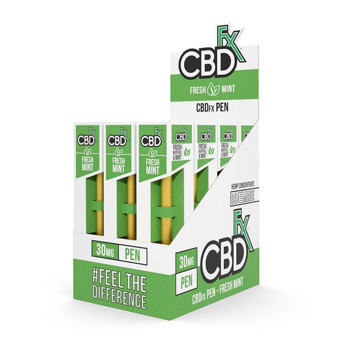 CBDfx - CBD Vape Pen - Fresh Mint - 30mg - Display