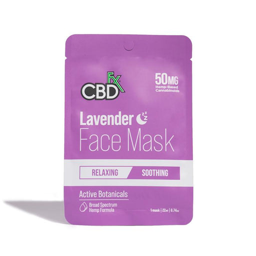 CBDfx - CBD Face Mask - Lavender - 50mg