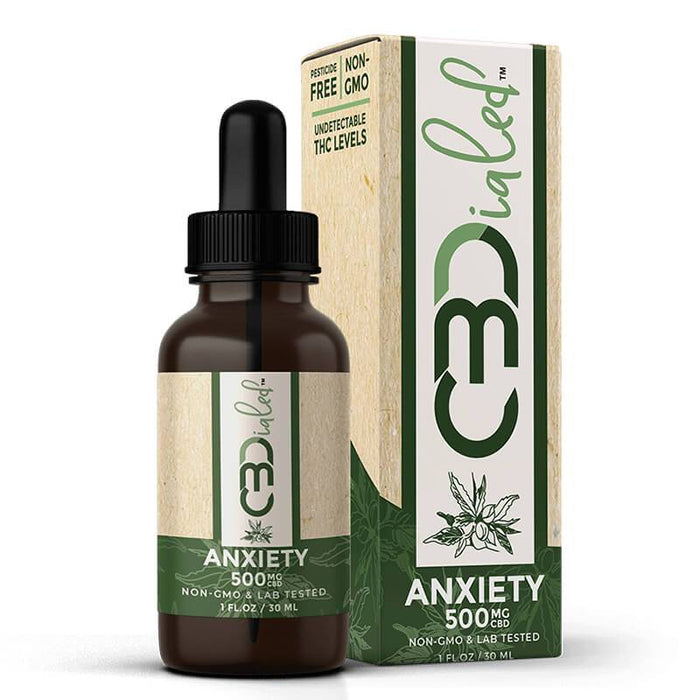 CBDialed - CBD Tincture - Anxiety - 500mg