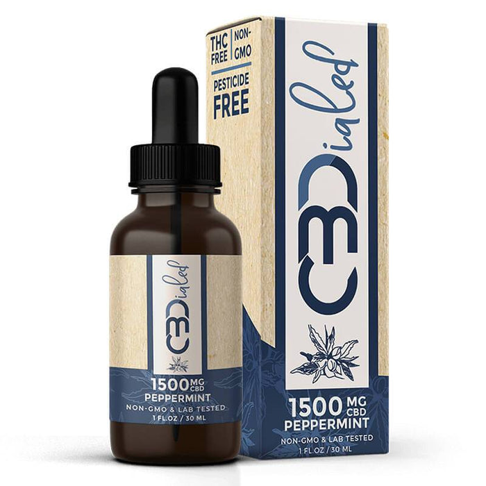 CBDialed - CBD Tincture - Peppermint - 1500mg