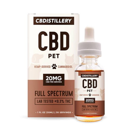 CBDistillery - CBD Pet Tincture - Full Spectrum - 600mg