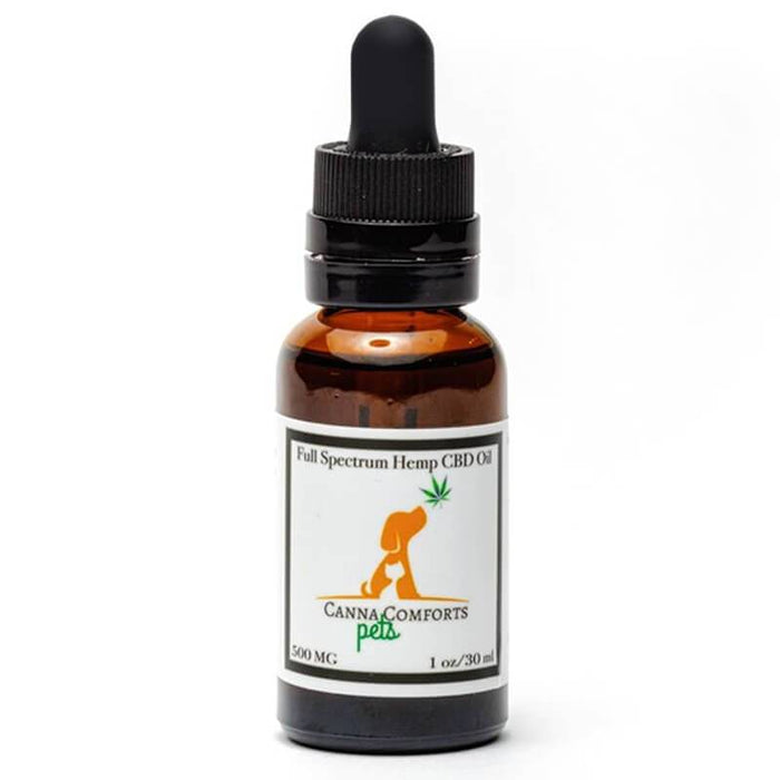 Canna Comforts - CBD Pet Tincture - Full Spectrum Oil - 500mg