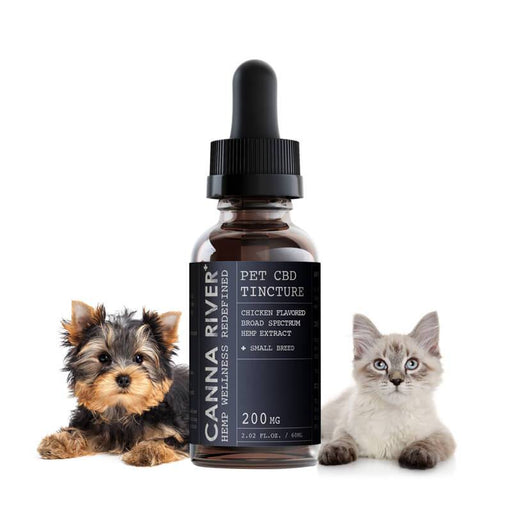 Canna River - CBD Pet Tincture - Broad Spectrum Chicken - 200mg-600mg