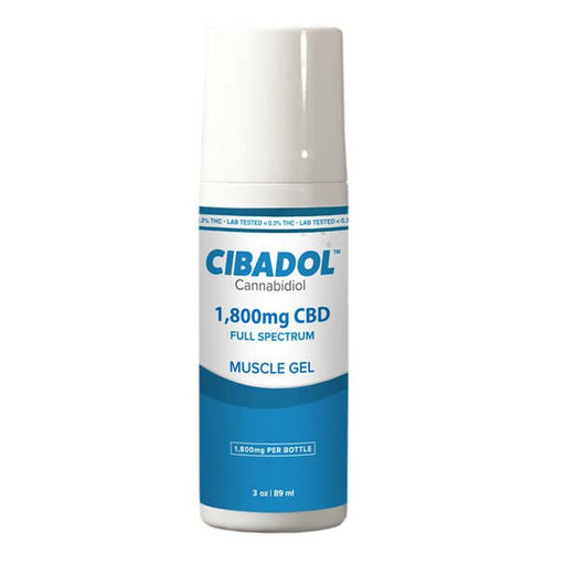 Cibadol - CBD Topical - Full Spectrum Muscle Gel Roll-On - 1800mg