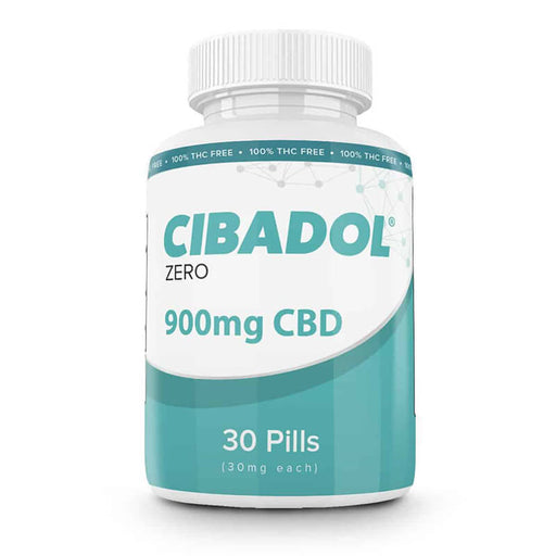 Cibadol ZERO - CBD Soft Gels - 30 Count - 900mg