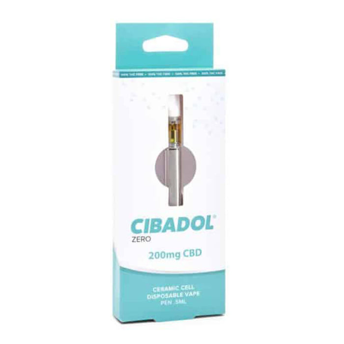 Cibadol ZERO - CBD Vape Pen - 0.5ml Ceramic Cell - 200mg