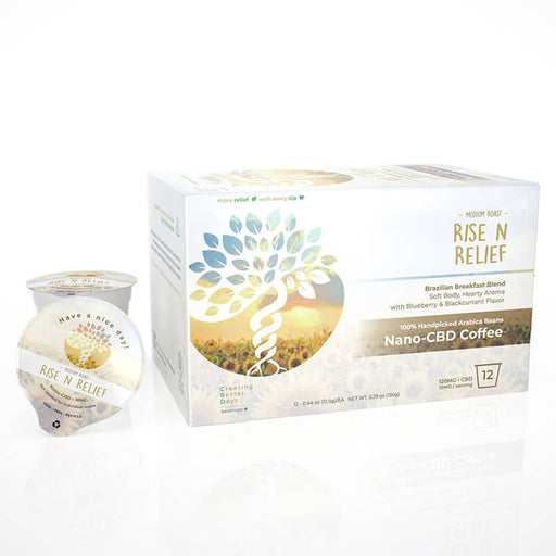 Creating Better Days - CBD Coffee Pods - Rise N Relief - 12pc-10mg