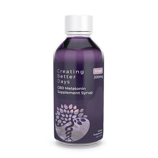 Creating Better Days - CBD Melatonin Syrup - Grape - 200mg