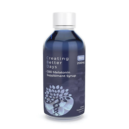 Creating Better Days - CBD Melatonin Syrup - Blueberry - 200mg