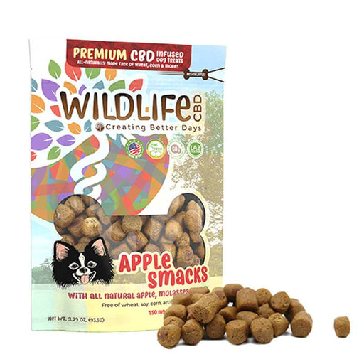 Creating Better Days - CBD Pet Treat - Wildlife Premium Apple Smacks - 60pc-2.5mg