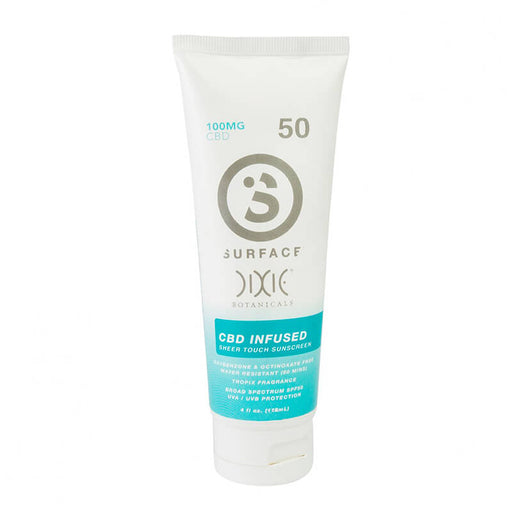 Dixie Botanicals - CBD Topical - Surface® Sunscreen SPF50 - 100mg