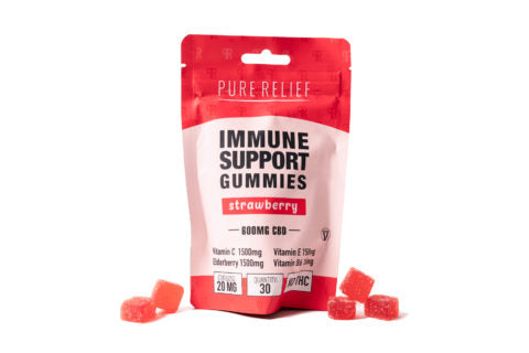 Pure Relief - CBD Edible - Immune Support Gummies - 600mg