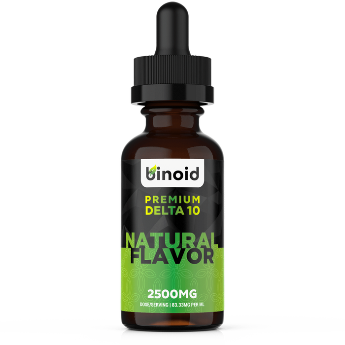 Binoid - Delta 10 Tincture - Delta 10 THC Tincture - Natural Flavor - 2500mg