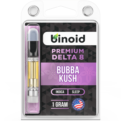 Binoid - Delta 8 Vape - Vape Cartridge - Bubba Kush