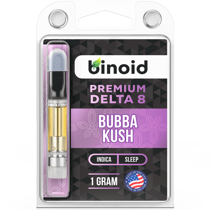 Binoid - Delta 8 Vape - Vape Cartridge - Bubba Kush